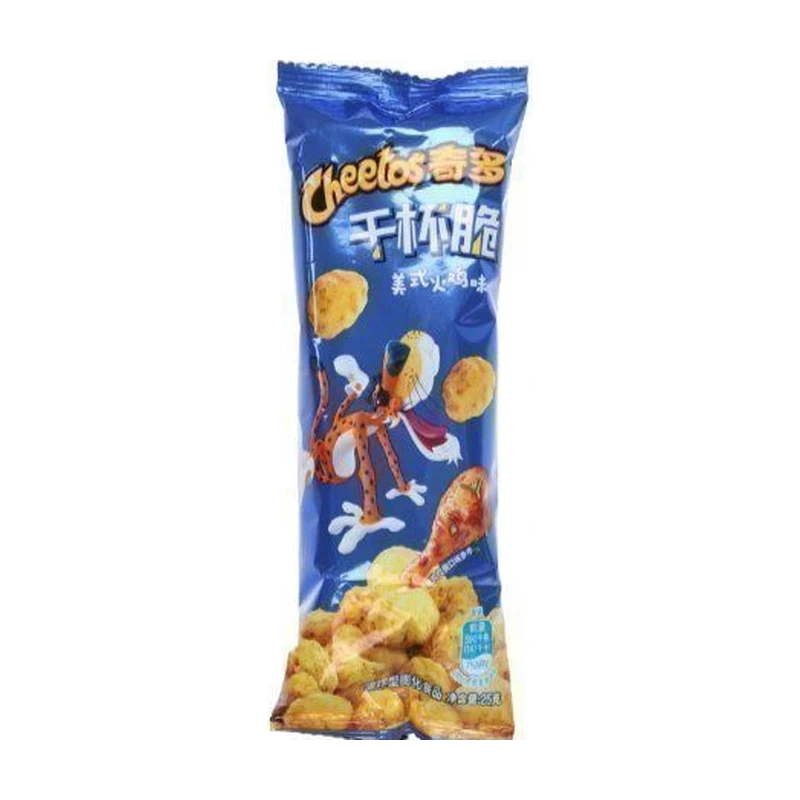 Cheetos Crunchy American Turkey Flavor Pack size on enquiry